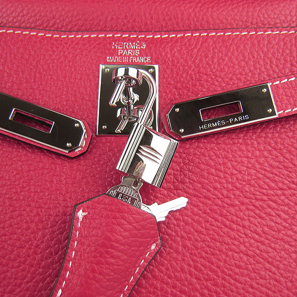 7A Replica Hermes Kelly 32cm Togo Leather Bag Red 6108 - Click Image to Close